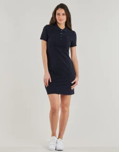 1985 SLIM PIQUE POLO DRESS SS