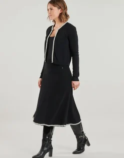 A LINE PEARL KNIT SKIRT