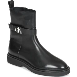 ANKLE BOOT W/ METAL LOGO