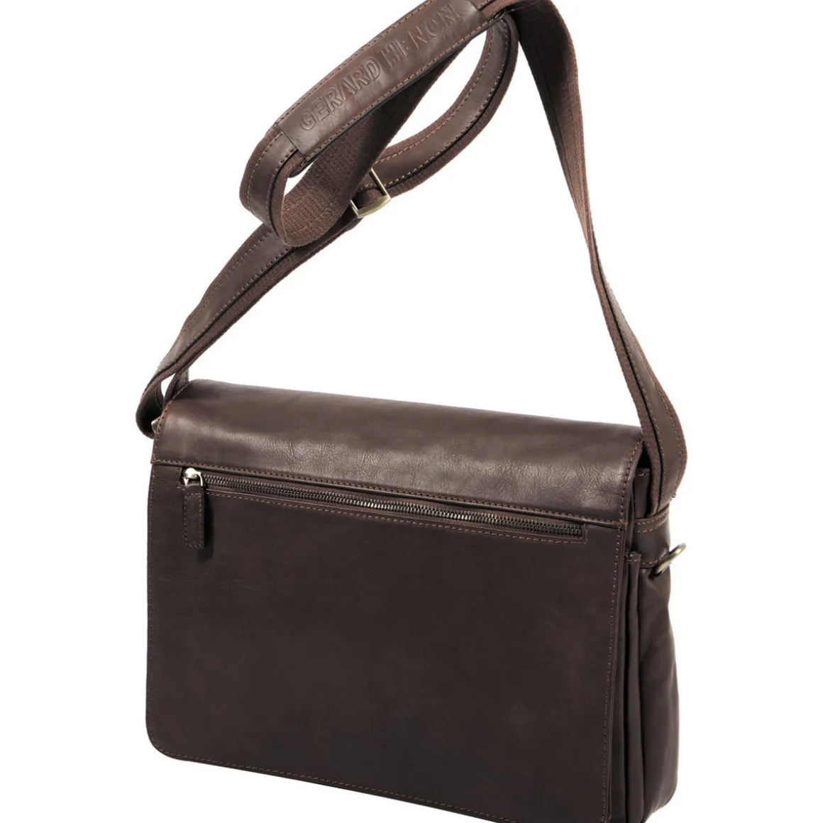 Besace Arizona Cuir De Vachette Gras Pleine Fleur GH 5272