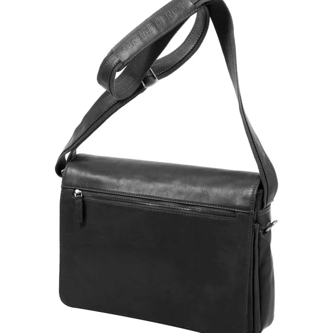 Besace Arizona Cuir De Vachette Gras Pleine Fleur GH 5272