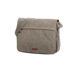 Besace Toile Garni Cuir 6565 - A4