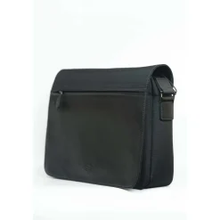 Besace Toile/Cuir Porto 653112 Noir