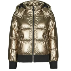 BICE METALLIC HOODIE PUFFER