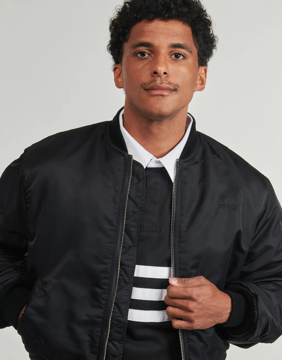 Blousons Schott AIRFORCE-90-RS-BLACK