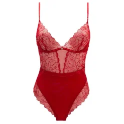 Body tanga rouge Amandine