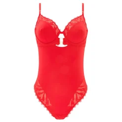 Body tanga rouge Claudia