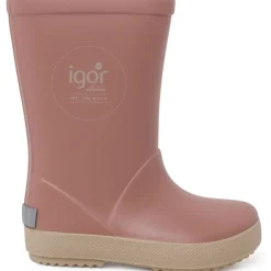 Bottes Pluie Enfants Semelle Beige