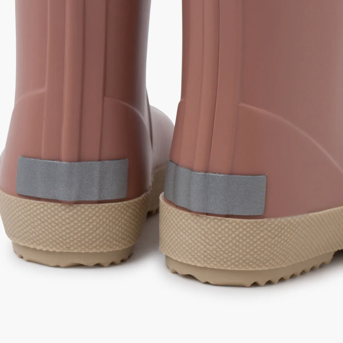 Bottes Pluie Enfants Semelle Beige