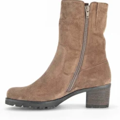 Bottines en cuir à talon décroché