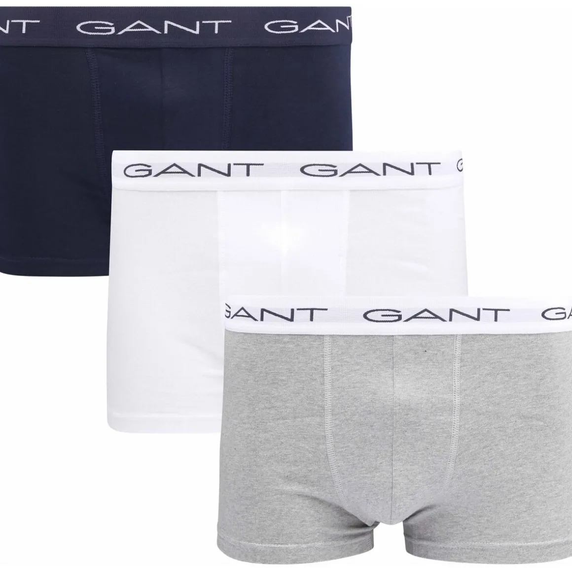 Boxers Lot de 3 Gris
