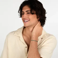 Bracelet en argent 925/1000 recyclé et nano stone