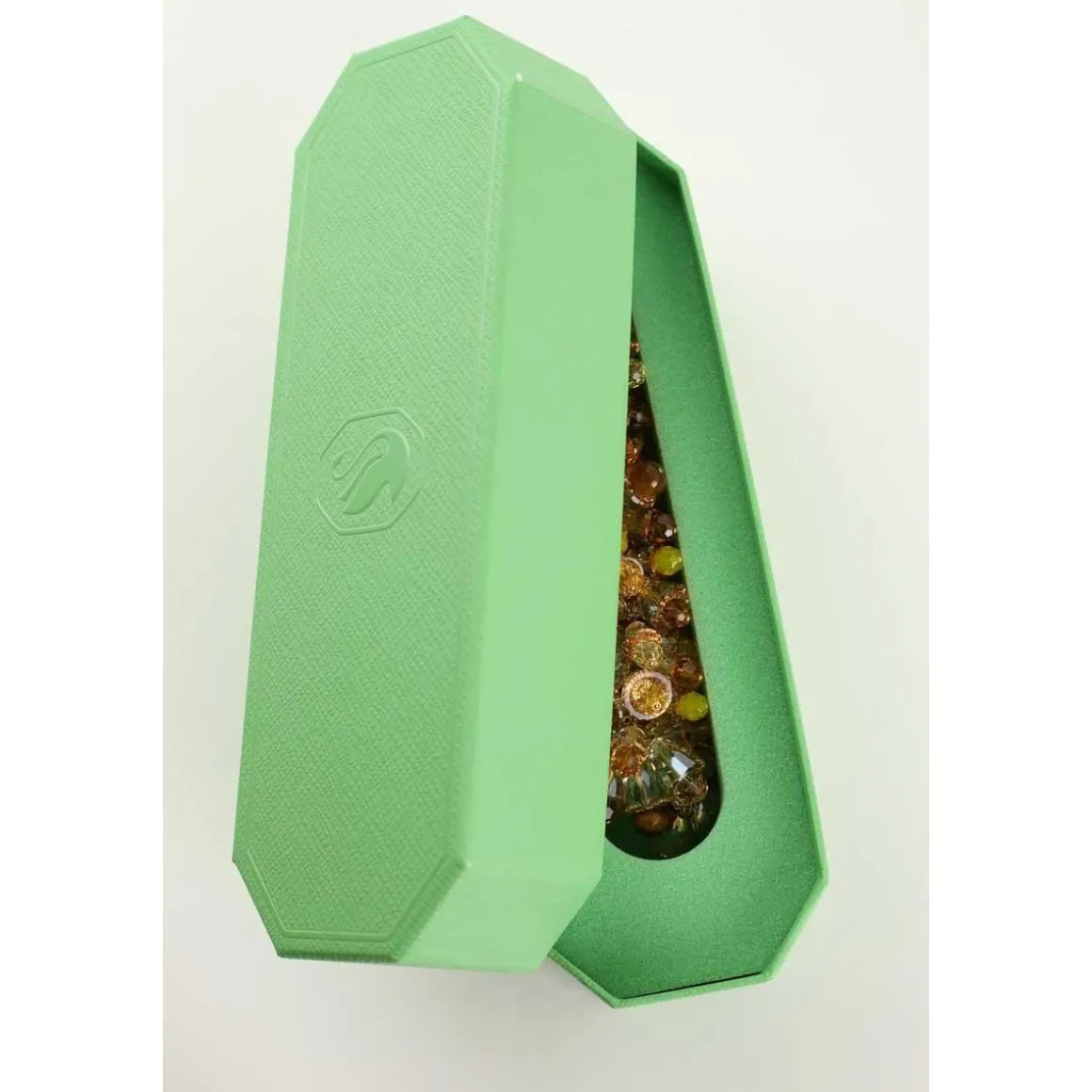 Bracelet en cristal orange