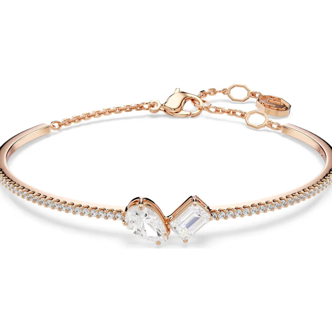 Bracelet jonc Mesmera Moi et Toi rosé