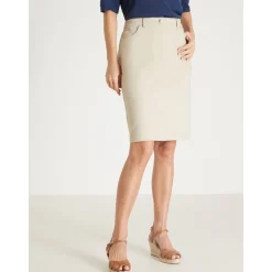 by - Jupe coupe droite