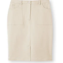 by - Jupe coupe droite