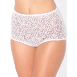 by - Lot de 3 culottes maxi maille dentelle