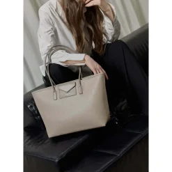 Cabas Maya Double Épaule 517-103 Galet Foncé