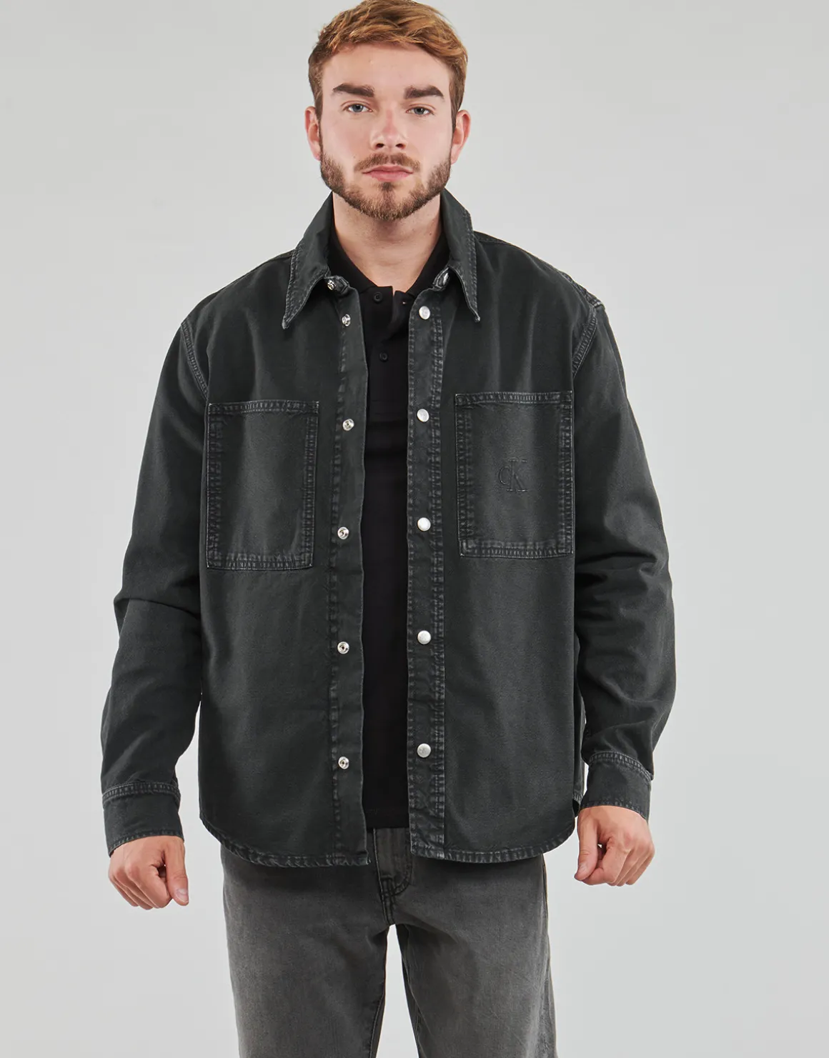 CANVAS RELAXED LINEAR SHIRT
