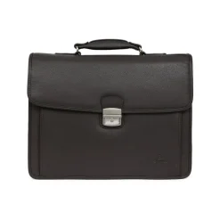 Cartable en cuir Ref 54444 Noir 38*28*14