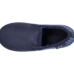 Chaussons mocassins Junior rayés Marine