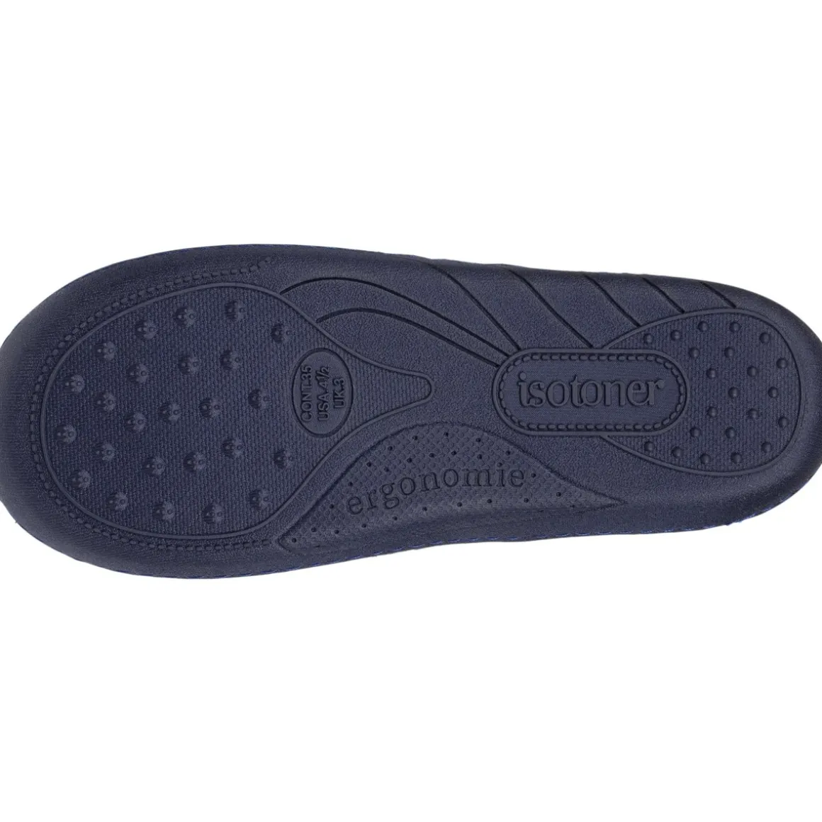 Chaussons mocassins Junior rayés Marine