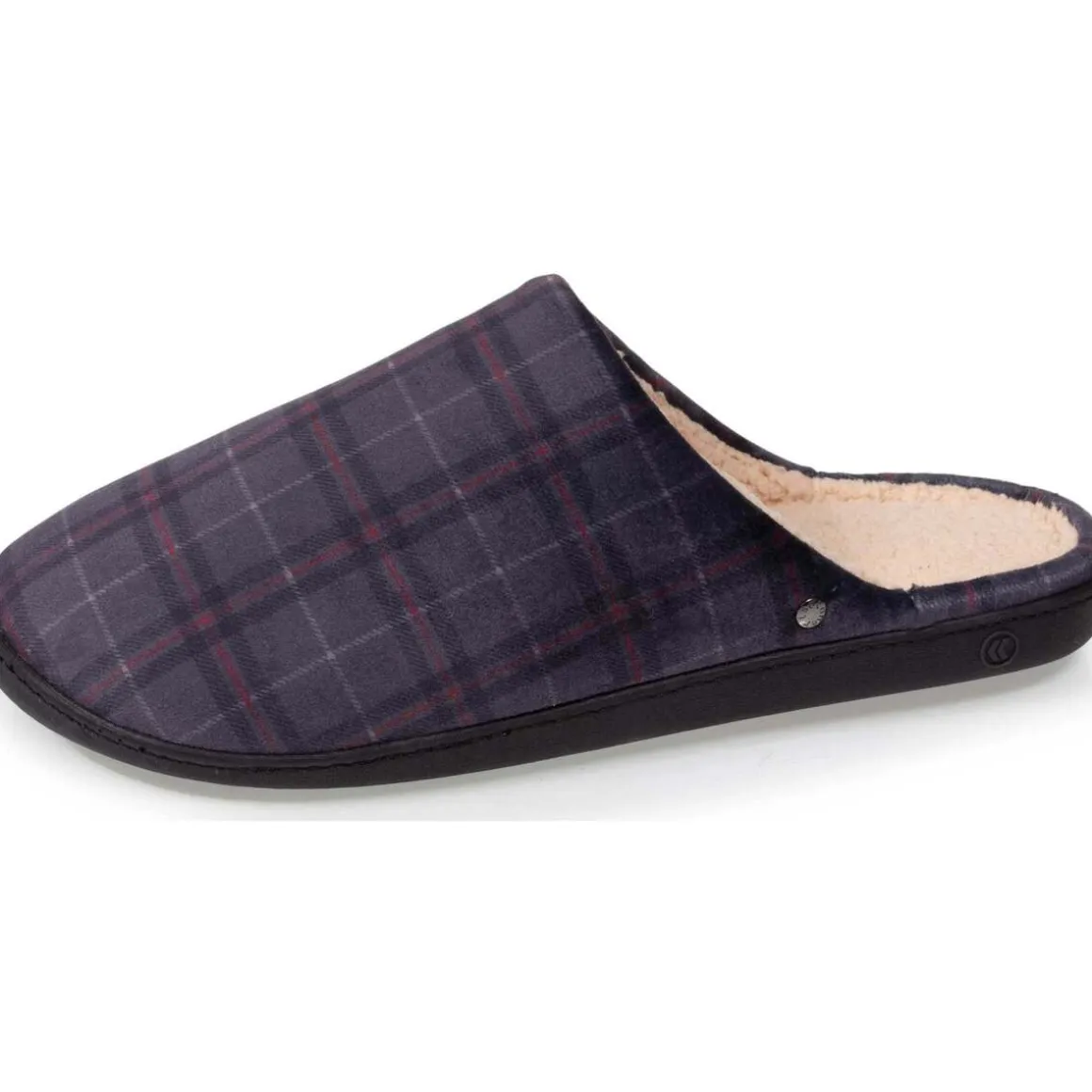 Chaussons mules ergo Homme Tartan