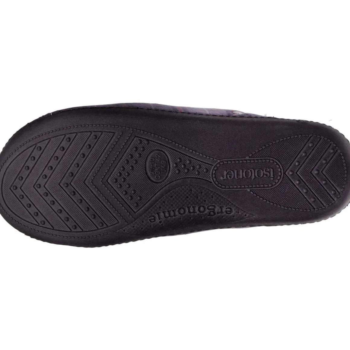 Chaussons mules ergo Homme Tartan