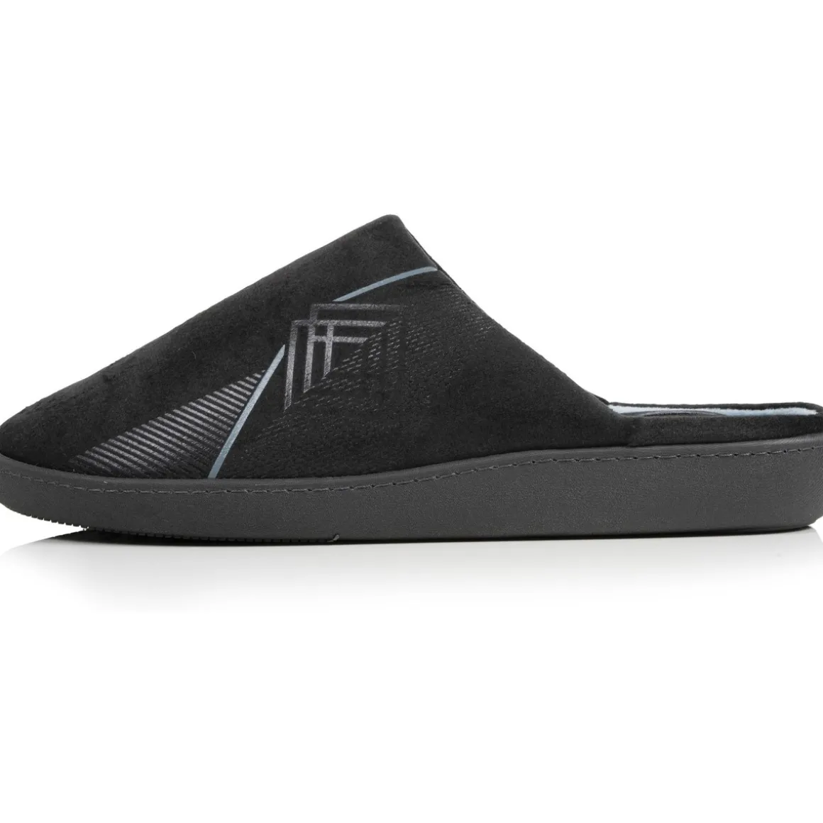 Chaussons mules Homme Gris diamant