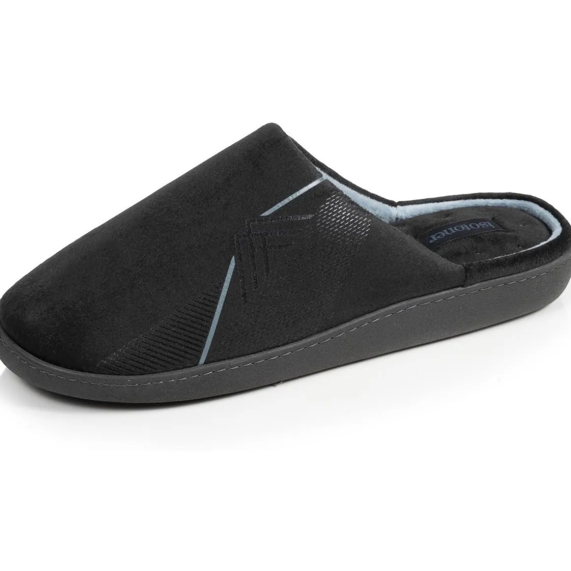 Chaussons mules Homme Gris diamant