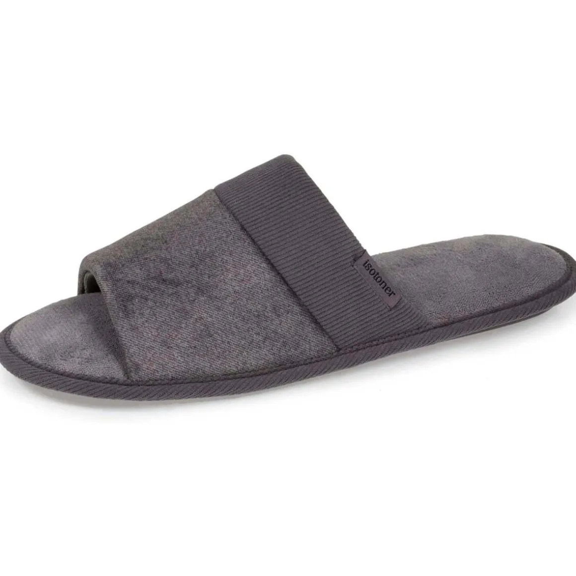 Chaussons mules ouvertes Homme Gris