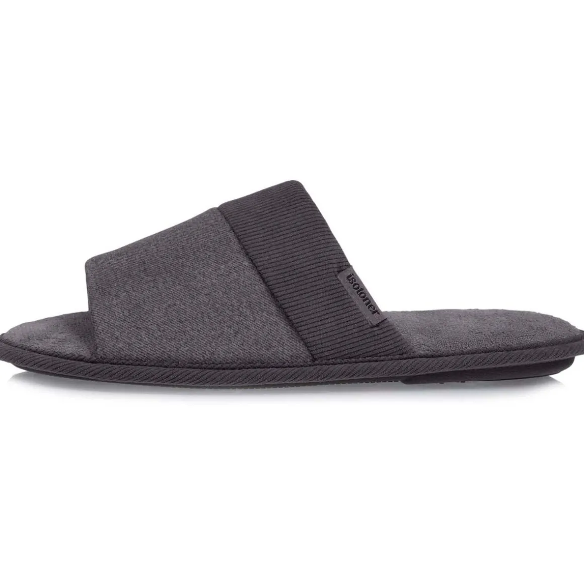 Chaussons mules ouvertes Homme Gris