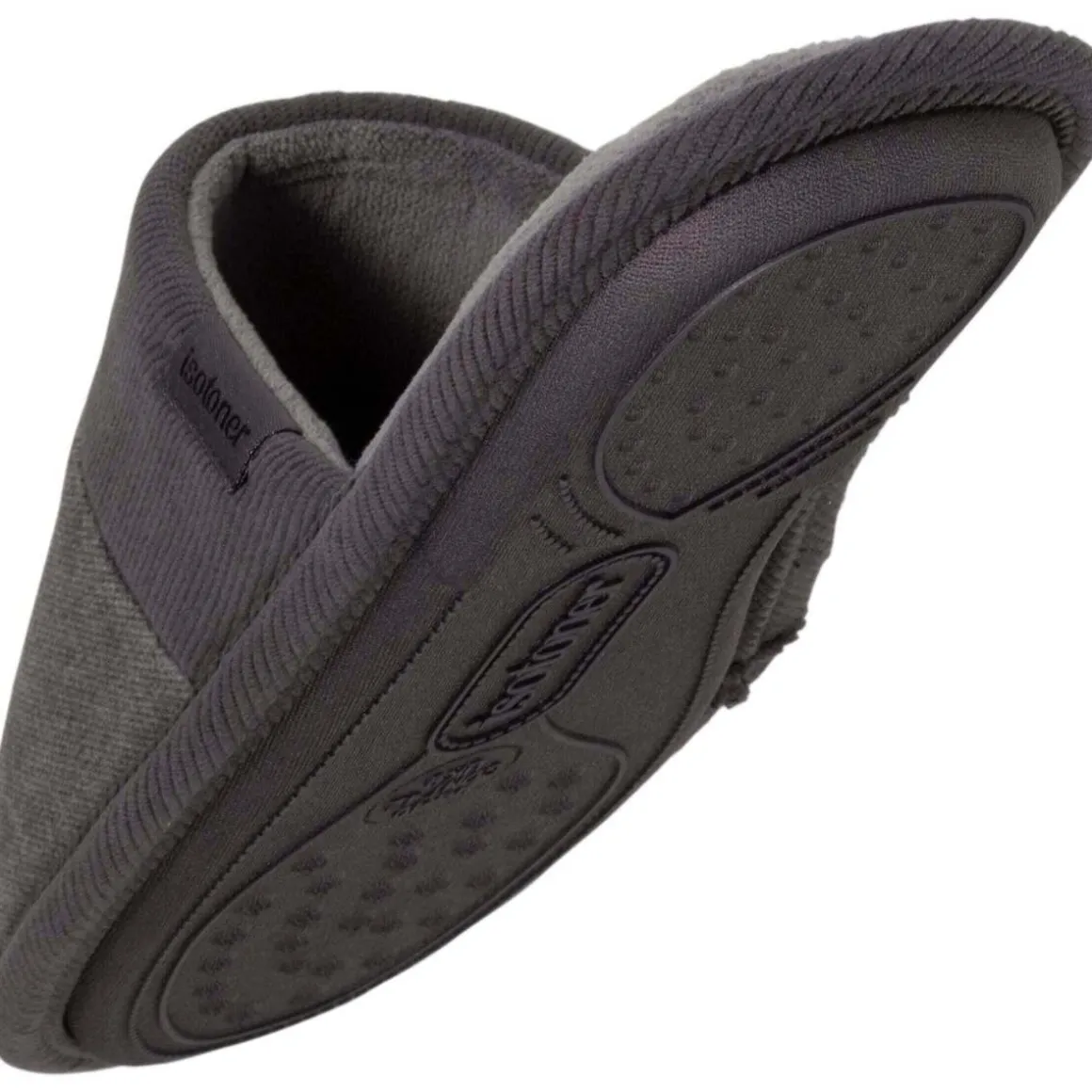 Chaussons mules ouvertes Homme Gris