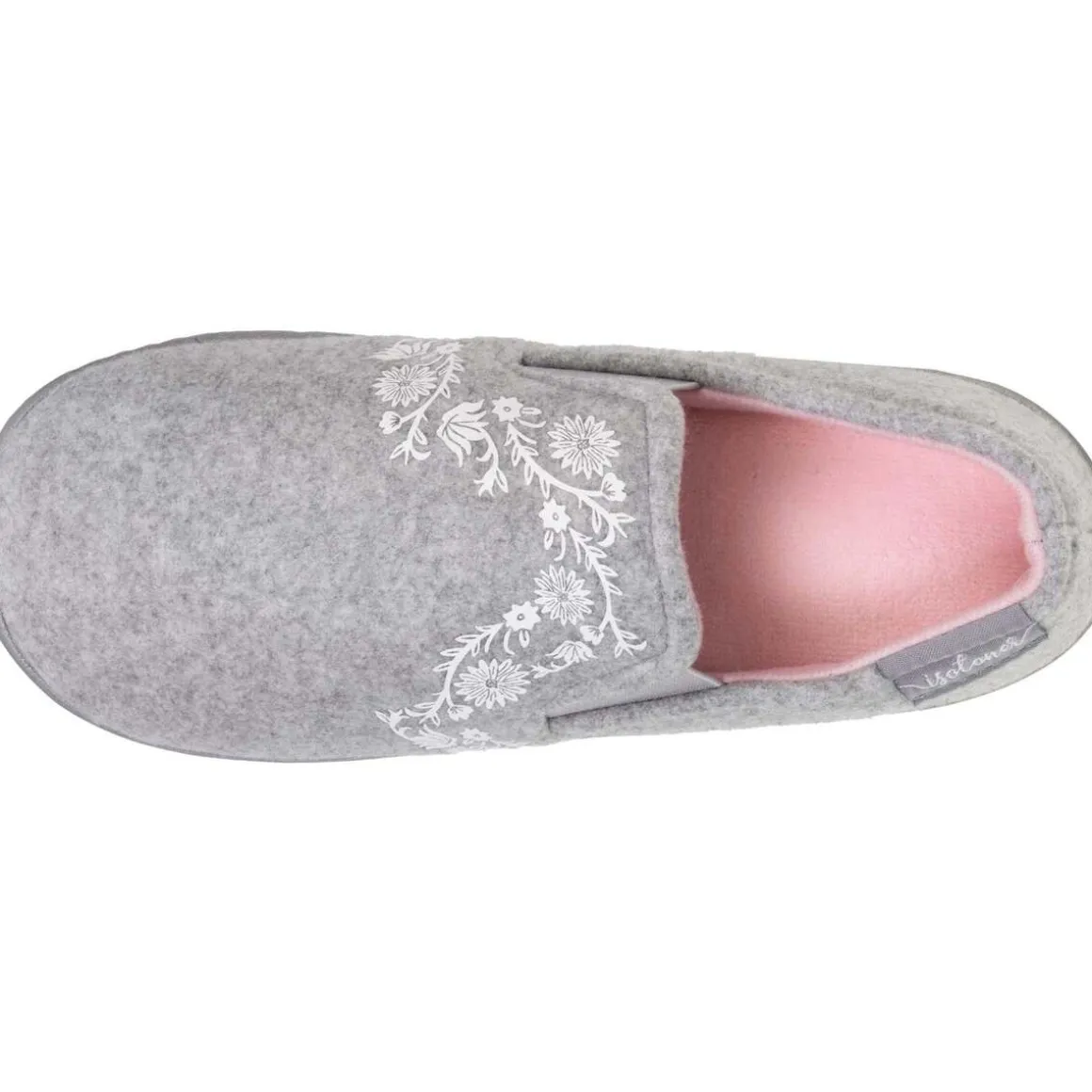 Chaussons sans-gênes Junior arabesques Gris chiné