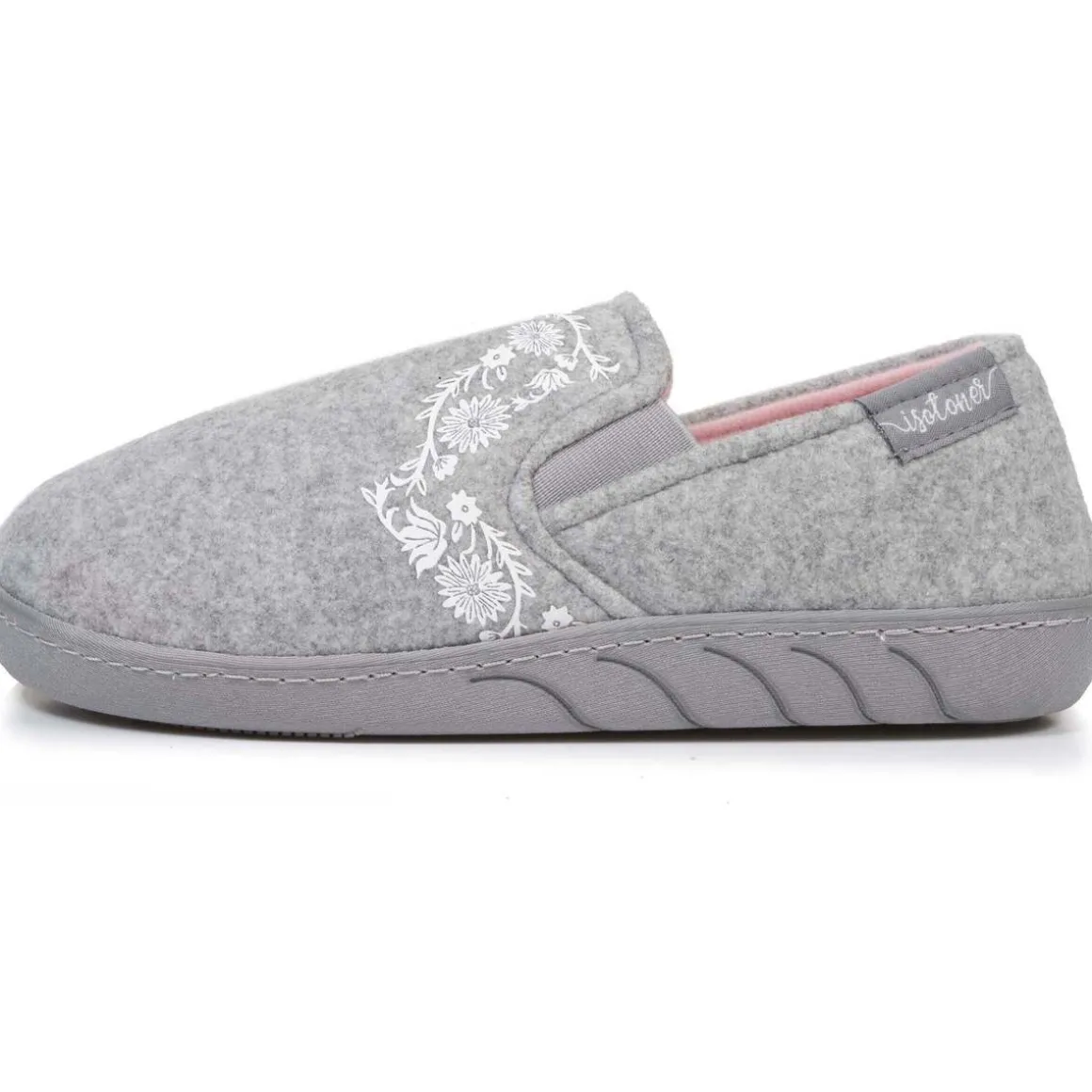 Chaussons sans-gênes Junior arabesques Gris chiné