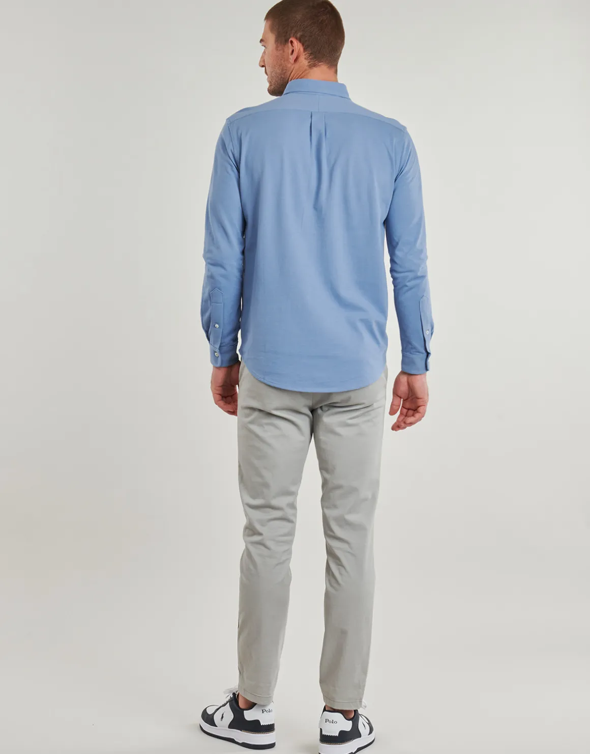 CHEMISE AJUSTEE COL BOUTONNE EN POLO FEATHERWEIGHT