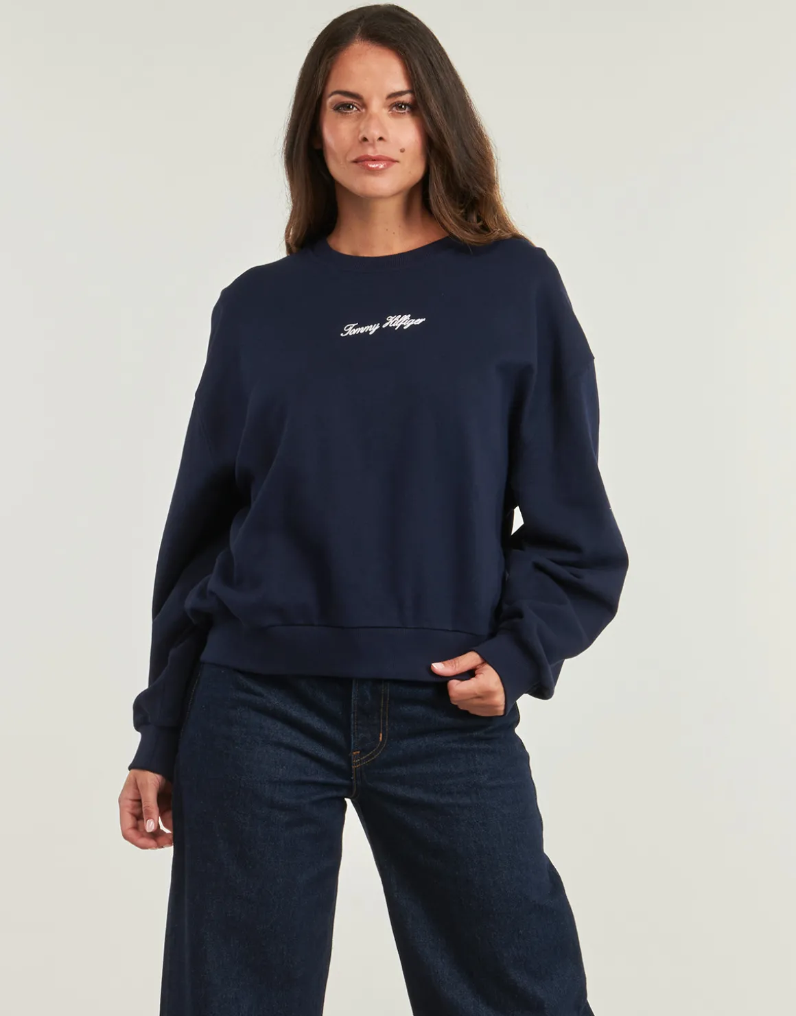 CLASSIC SCRIPT TERRY SWEATSHIRT