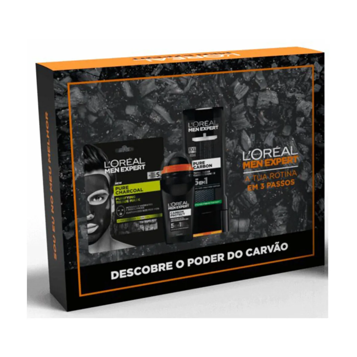 Coffret Carbone Men Expert - Déodorant + Masque Tissu C