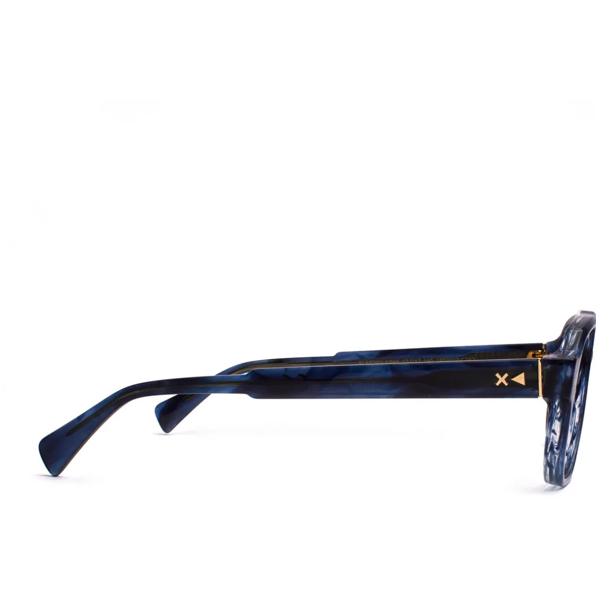 Col anti-éblouissement Cartagena. Bleu strié Cadres Optiqu