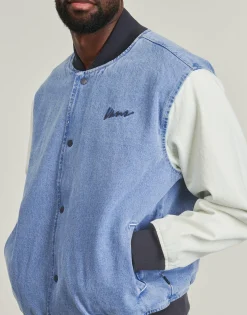 Denim Baseball Jacket