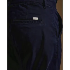 Dening chino indigo