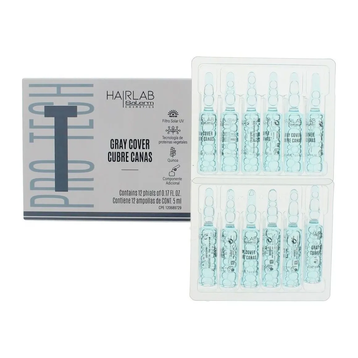 Flacons Gris Cover 12 X