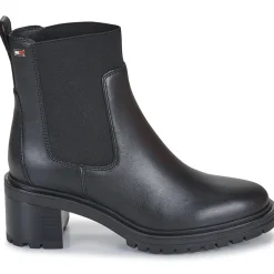 FLAG MID HEEL LEATHER CHELSEA