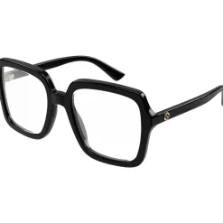 GG1318O Cadres Optiques, Noir/Transparent, 55 mm