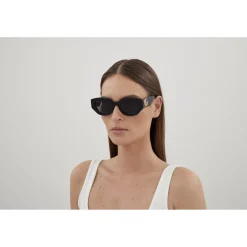 GG1421S Lunettes de soleil, Noir/Gris, 51 mm