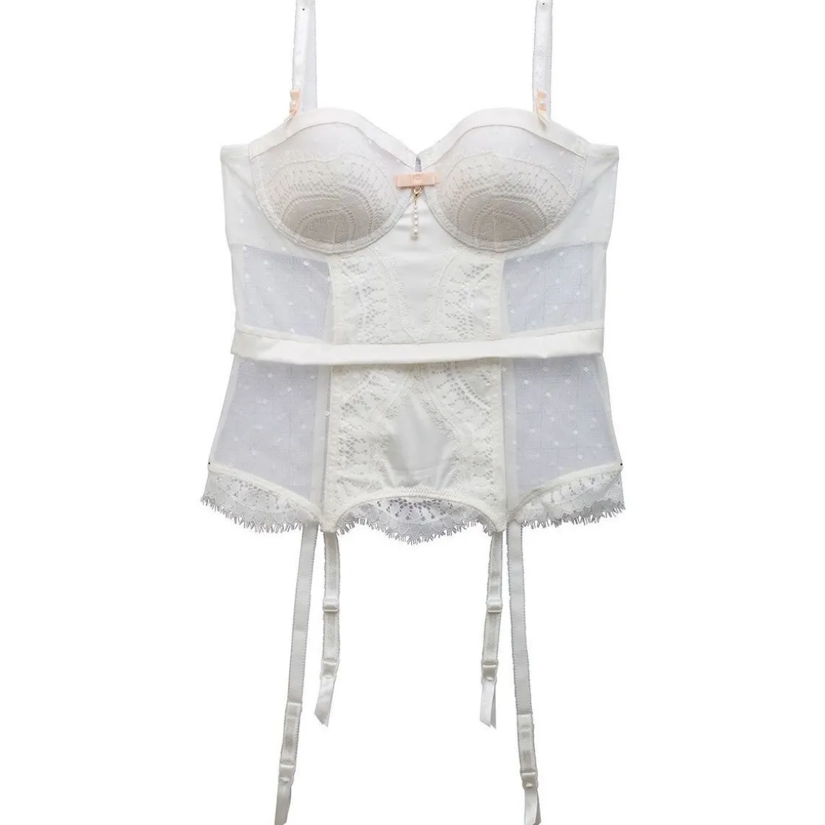 Guêpiere ivoire Pièce Montée