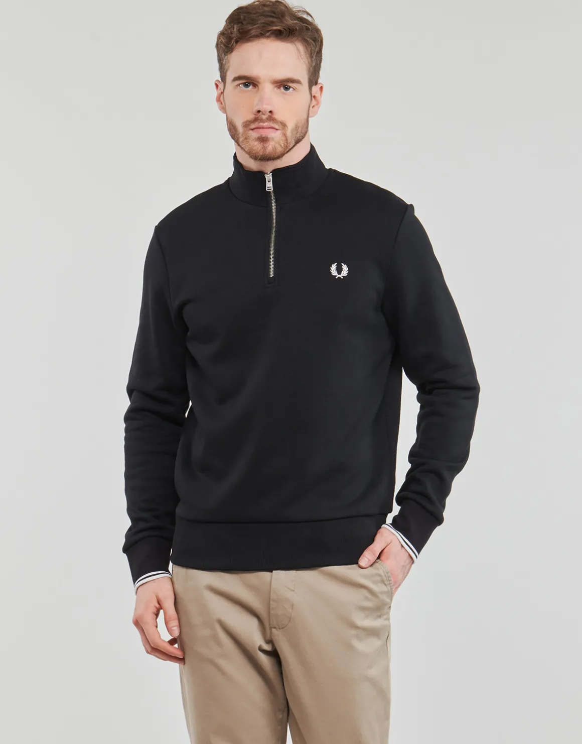 HALF ZIP SWEATSHIRT