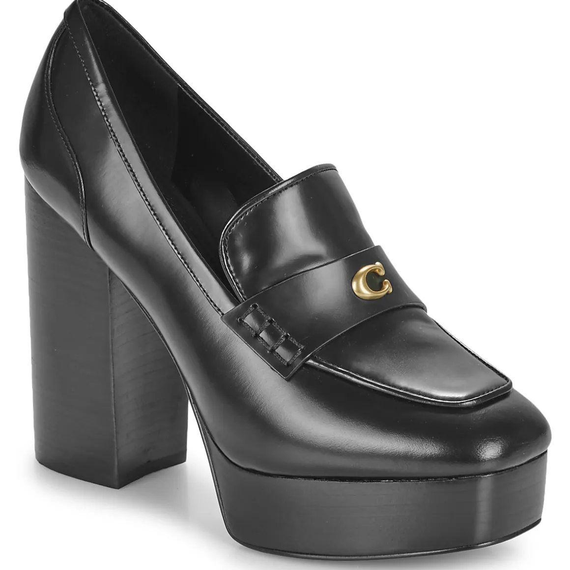 ILYSE LEATHER PLATFORM LOAFER