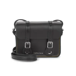 7in/18cm Satchel Black Kiev & Black Smooth