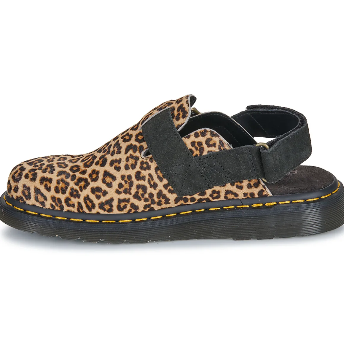 Jorge II Mule Light Tan+Black Leopard